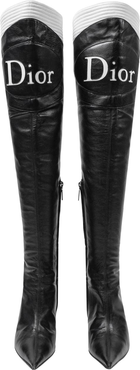 dior shoes winter|dior thigh high boots.